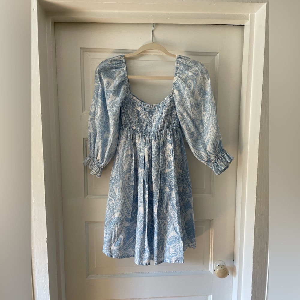 Faithfull the Brand Calista Mini dress in Faye Paisley